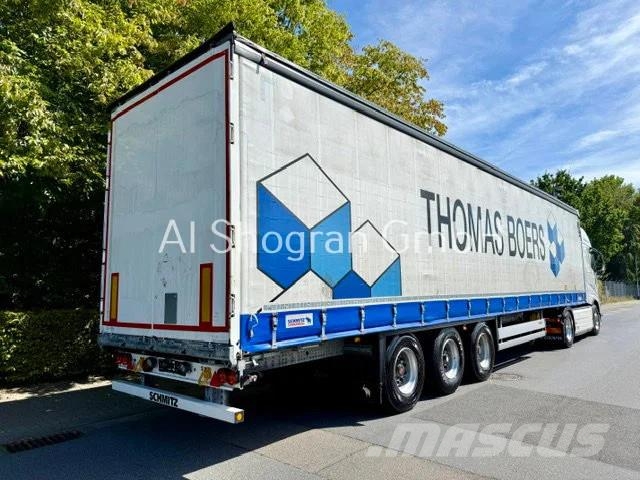 Schmitz Cargobull /EDSCHA/3 x Achsen SAF/278Tkm نصف مقطورات بباب جانبي