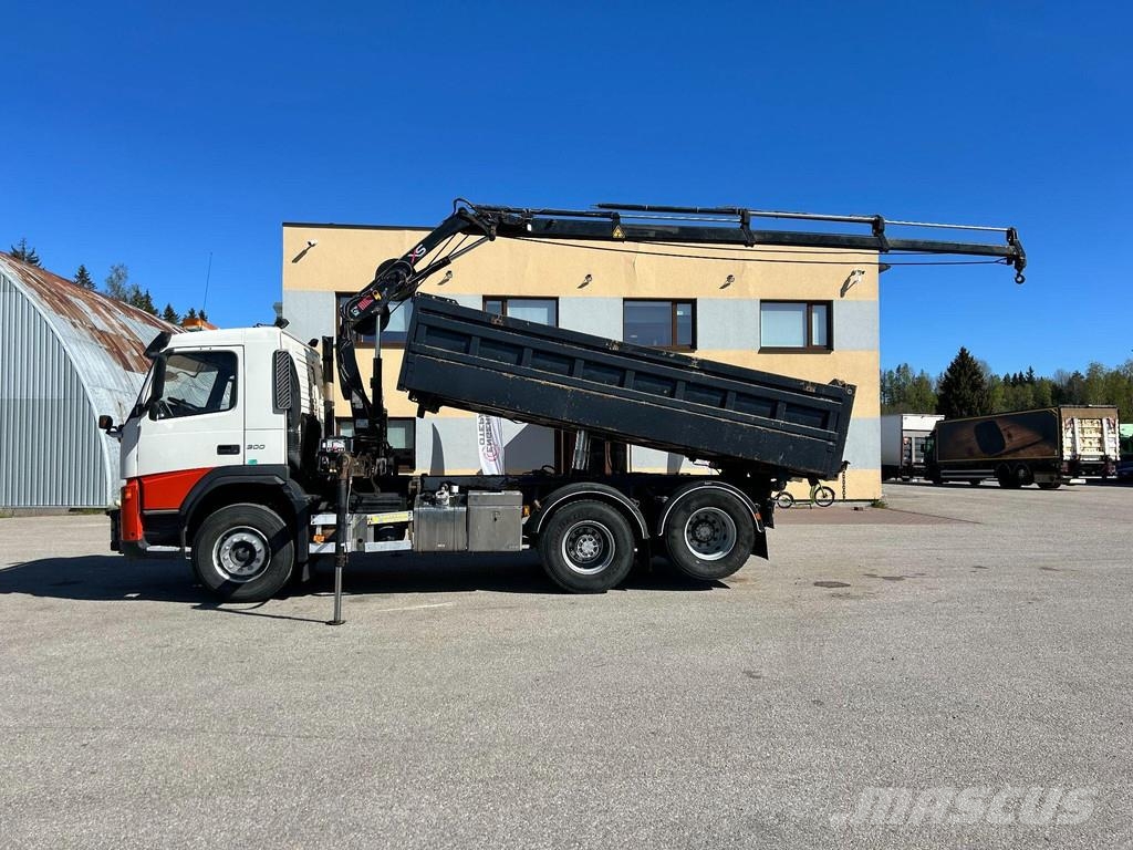 Volvo FM300 6X2 EURO4 + HIAB XS + TIPPER شاحنات الرافعات