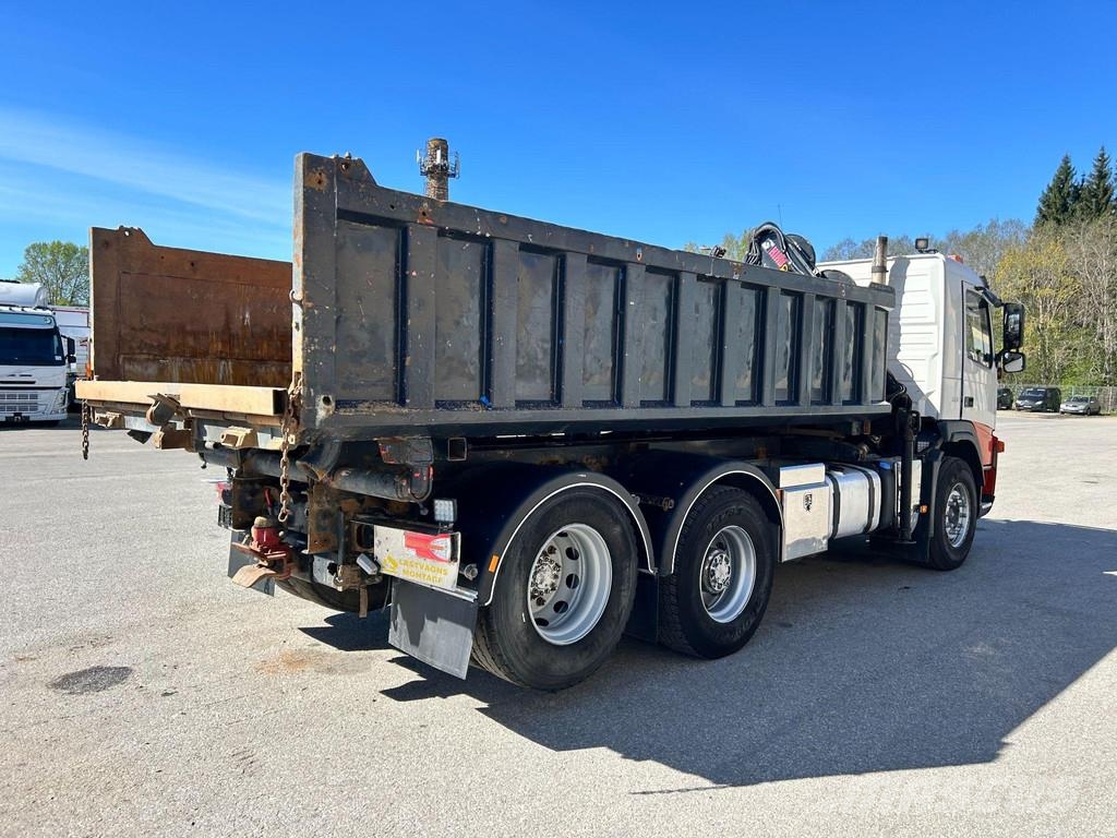 Volvo FM300 6X2 EURO4 + HIAB XS + TIPPER شاحنات الرافعات
