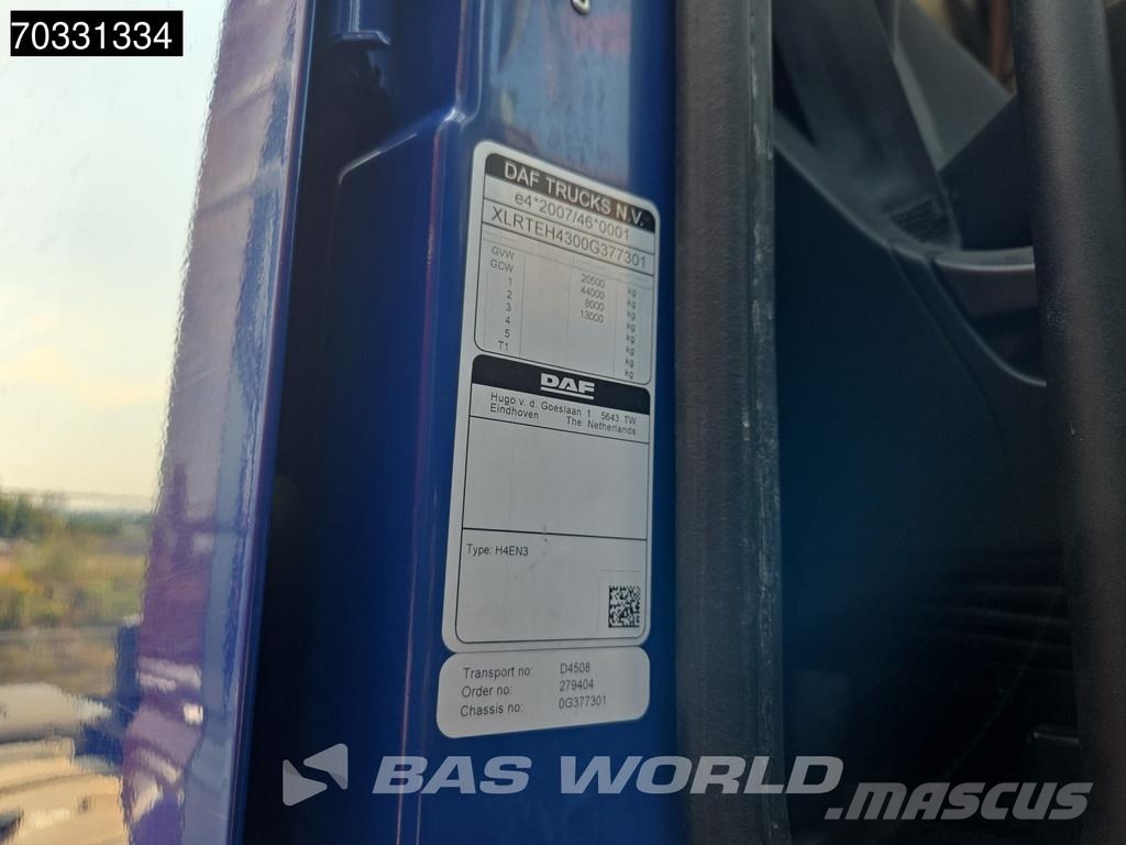DAF XF 480 4X2 SC 2x Tanks Standklima ACC Alcoa's 트랙터 유닛