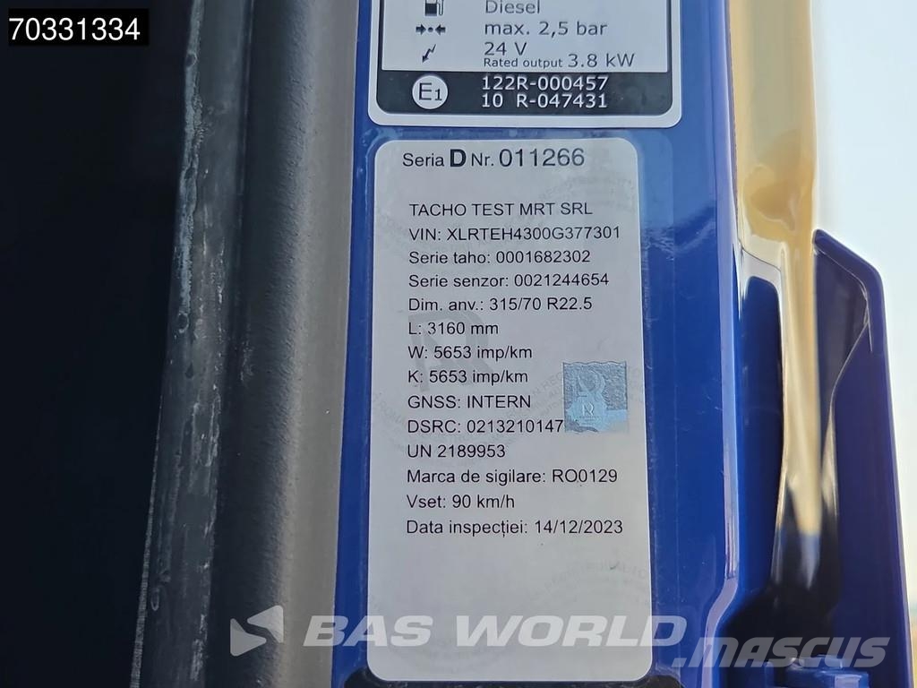 DAF XF 480 4X2 SC 2x Tanks Standklima ACC Alcoa's وحدات الجر