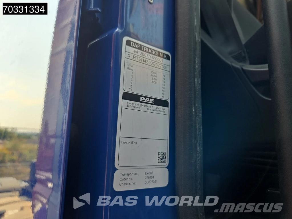 DAF XF 480 4X2 SC 2x Tanks Standklima ACC Alcoa's وحدات الجر