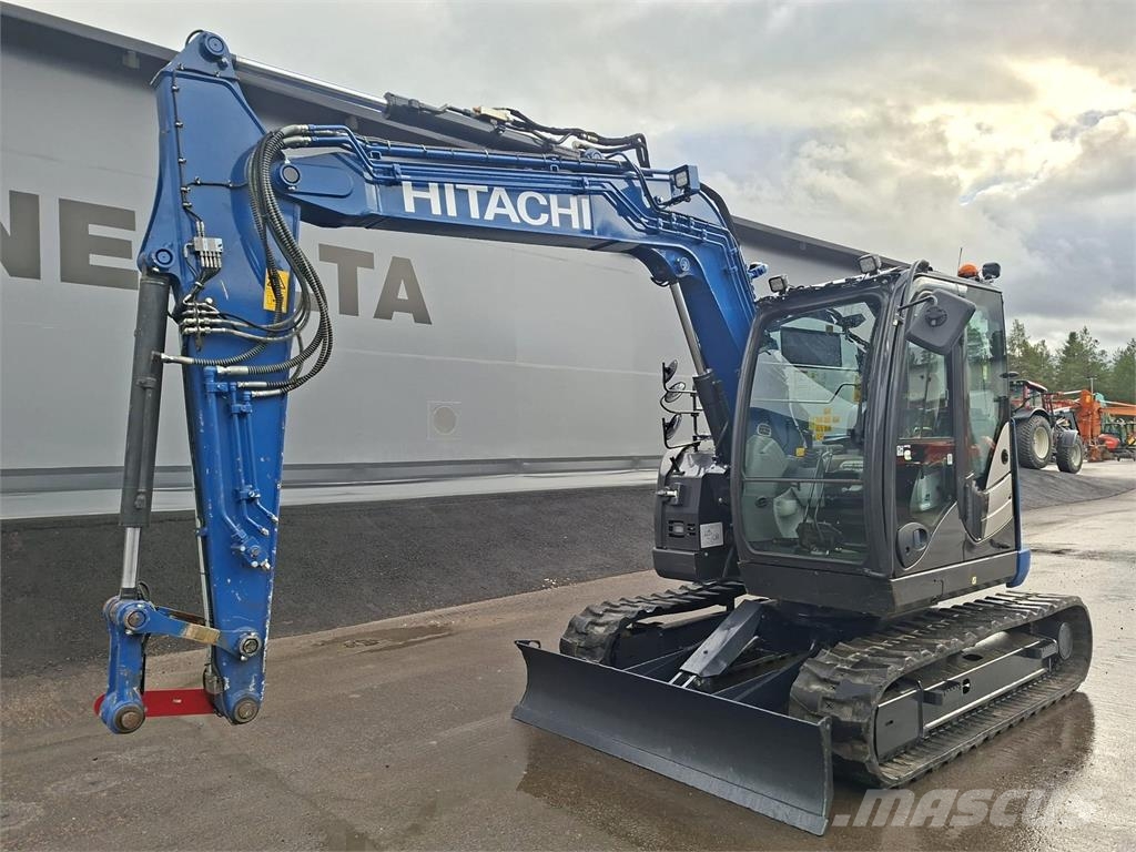 Hitachi ZX85US-6 -PIENET TUNNIT- Escavadeiras Midi 7t - 12t