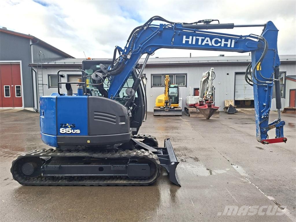 Hitachi ZX85US-6 -PIENET TUNNIT- Escavadeiras Midi 7t - 12t