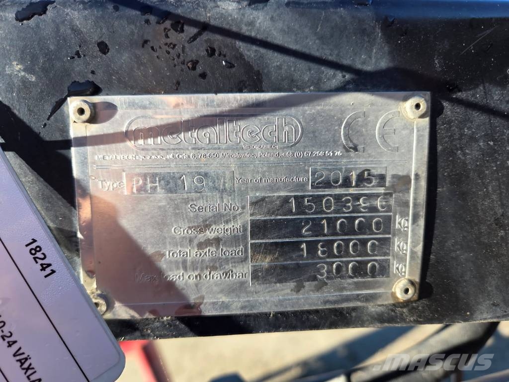 Metaltech PH 19 (MT 20-24) Kontejnerske prikolice