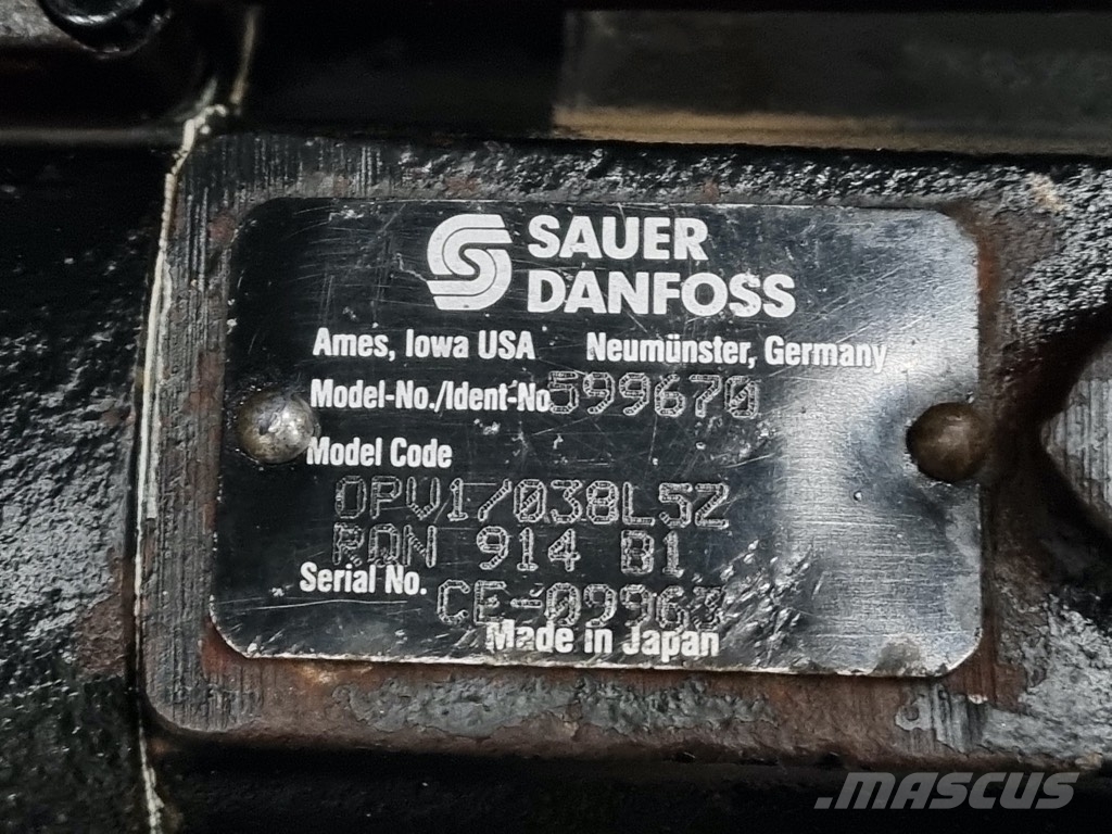 Sauer Danfoss OPV1/038L5Z USED HYDRAULIC PUMP Hydraulics