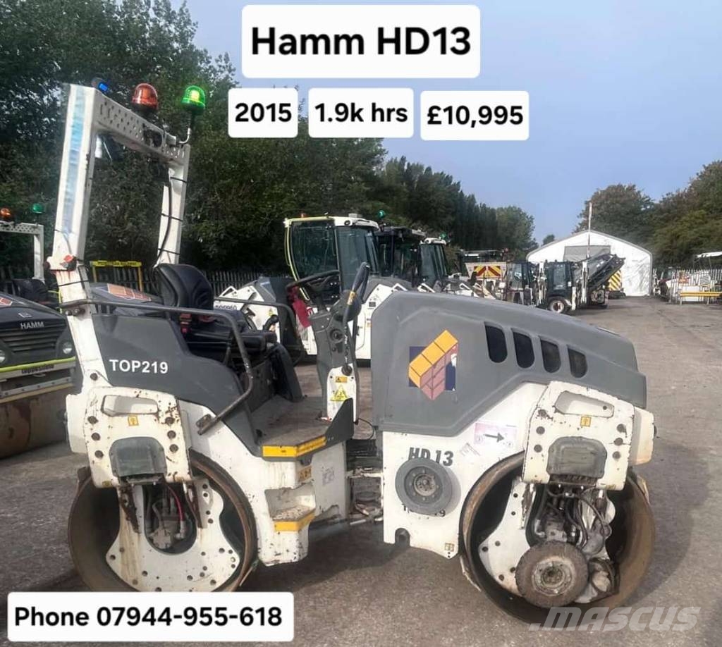 Hamm HD 13 VV Tvilling tromle