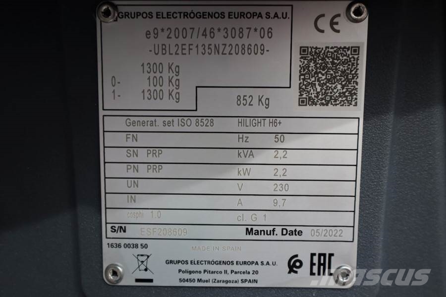 Atlas Copco Hilight H6+ Valid inspection, *Guarantee! Max Boom 拖车式灯塔
