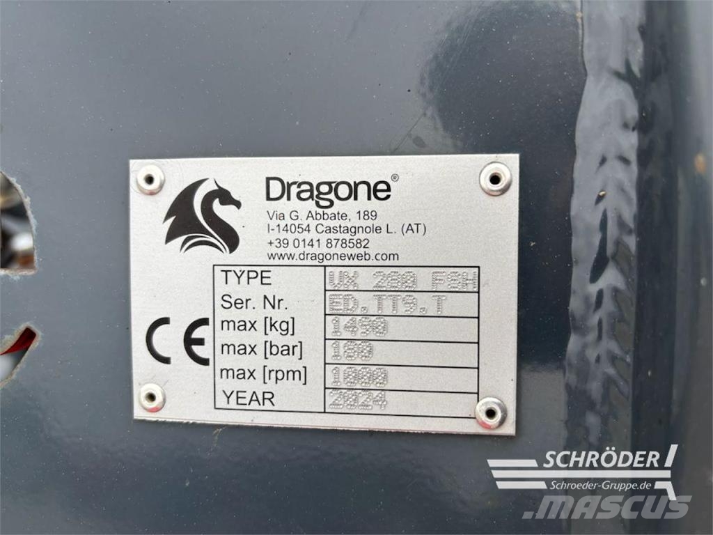 DRAGONE - VX 280 FSH Газонні і лукові косилки