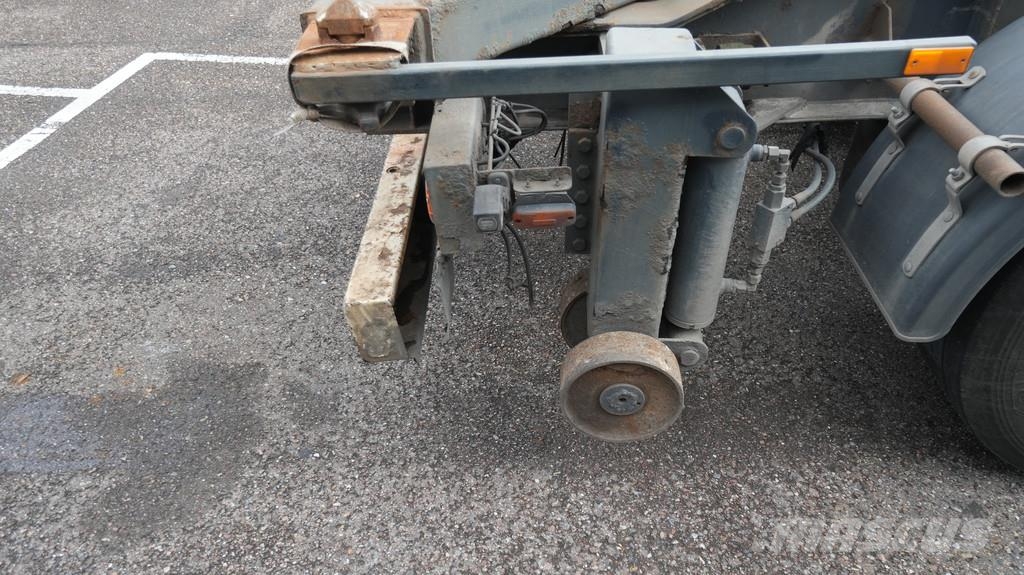 GS Meppel 3 Axle tipper container trailer 40ft Konteinerveo poolhaagised