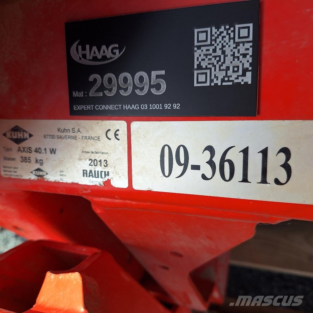 Kuhn Axis 40.1 w ISO Aplicatoare pentru îngrășăminte lichide