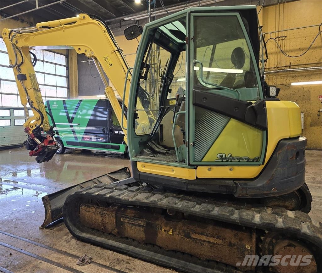Yanmar SV100-1 Roomikekskavaatorid
