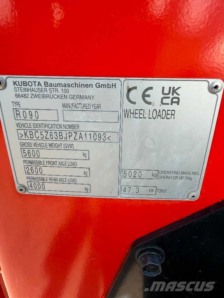 Kubota R 090 Pyöräkuormaajat
