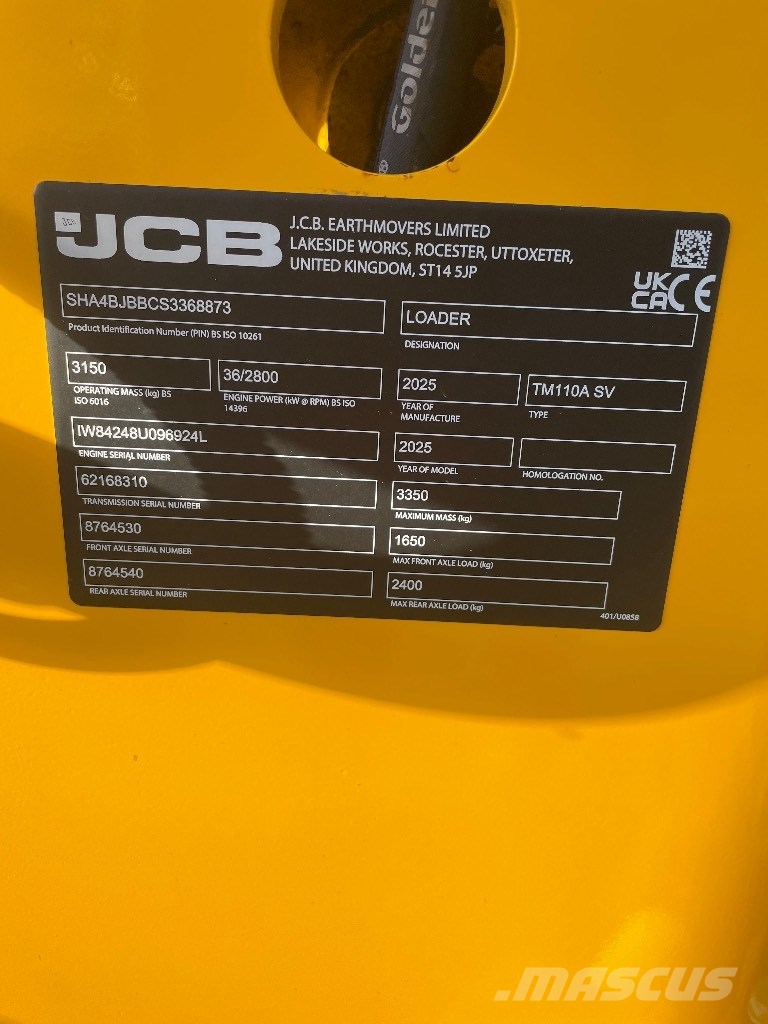 JCB TM 110 Teleskopski viličarji