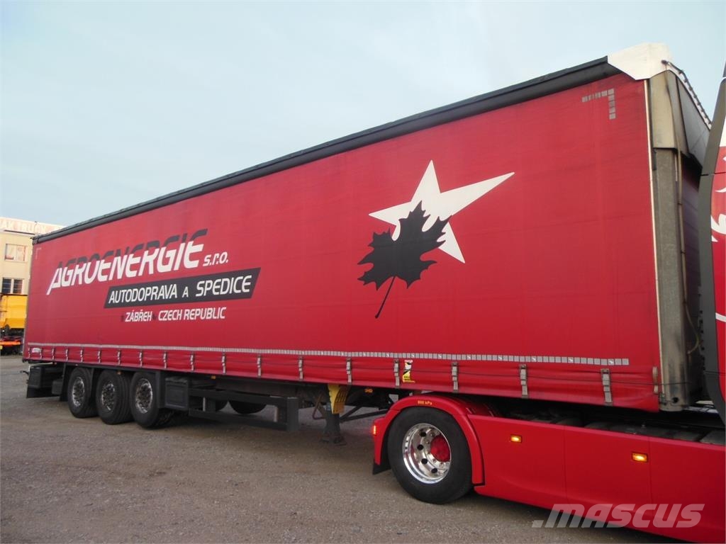Schmitz SCS 24/L, Standart, 2 x zvedací náprava Plachtové návěsy