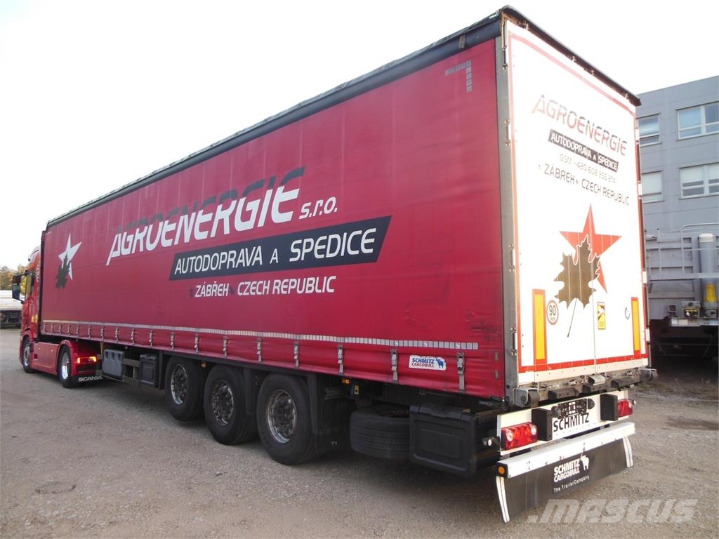 Schmitz SCS 24/L, Standart, 2 x zvedací náprava Plachtové návěsy