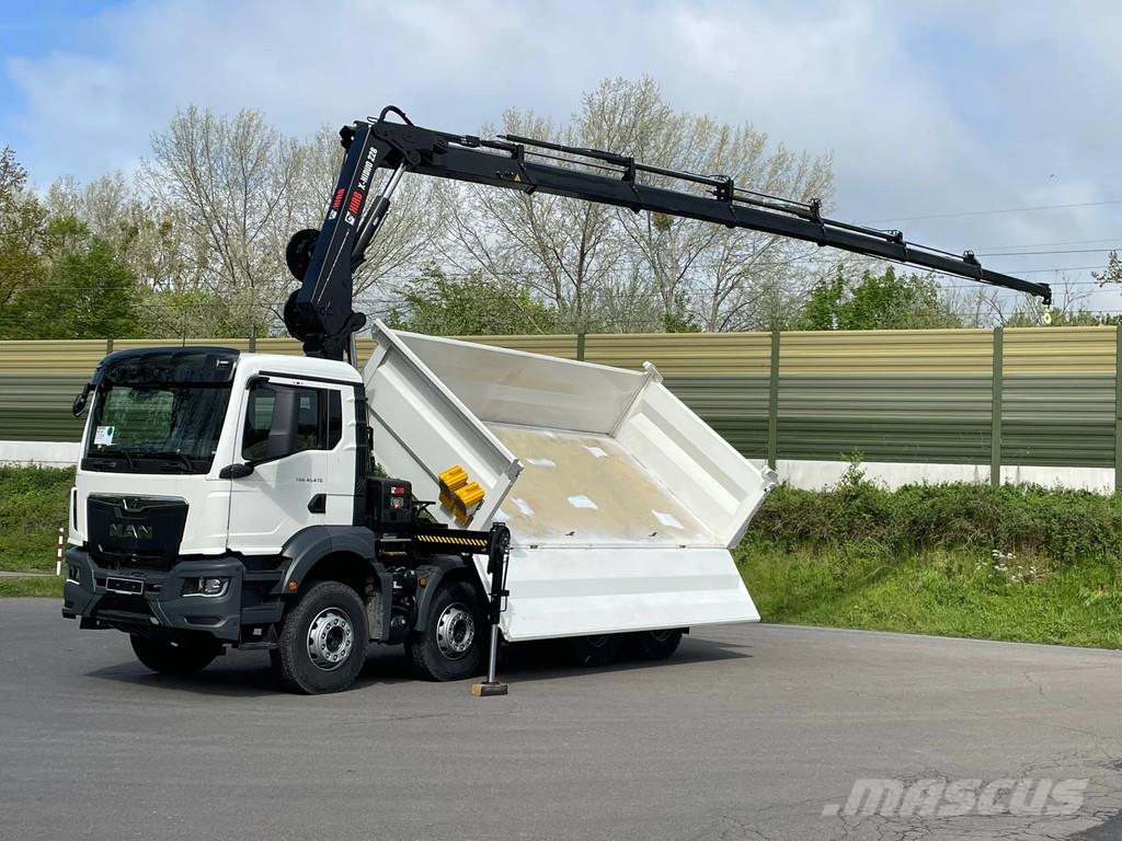 MAN TGS 41.480 TGS 41.480 8x4/Euro6e Euromix Kipper Hi Savivarčių priekabų vilkikai
