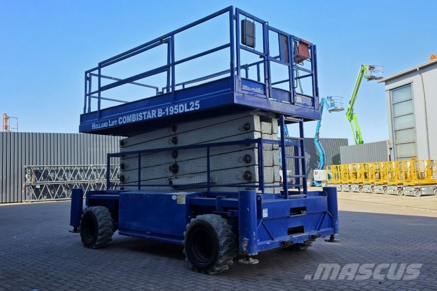 Holland Lift COMBISTAR B-195DL25-4WD/P/N Diesel, 4x4 Drive, 21. Plataformas tijera