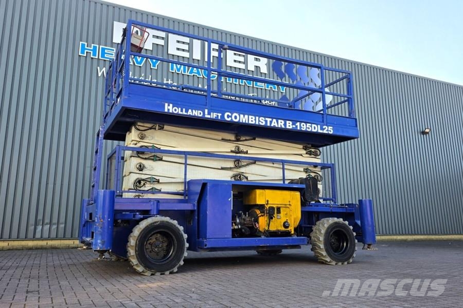 Holland Lift COMBISTAR B-195DL25-4WD/P/N Diesel, 4x4 Drive, 21. Plataformas tijera