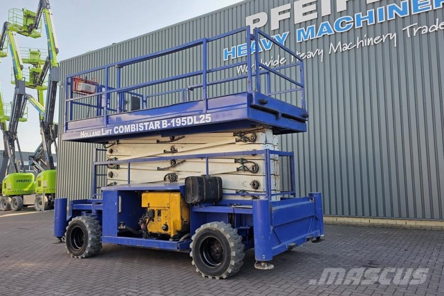 Holland Lift COMBISTAR B-195DL25-4WD/P/N Diesel, 4x4 Drive, 21. Plataformas tijera