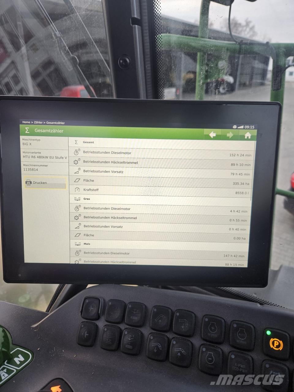 Krone BIG X 630 OptiMaize Самоходни фуражири
