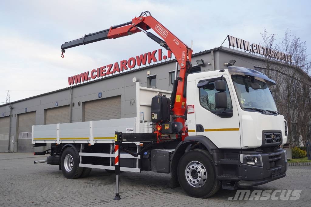 Renault C280 DTI 8 / FASSI crane F135A.22 / 8 units Camiones grúa