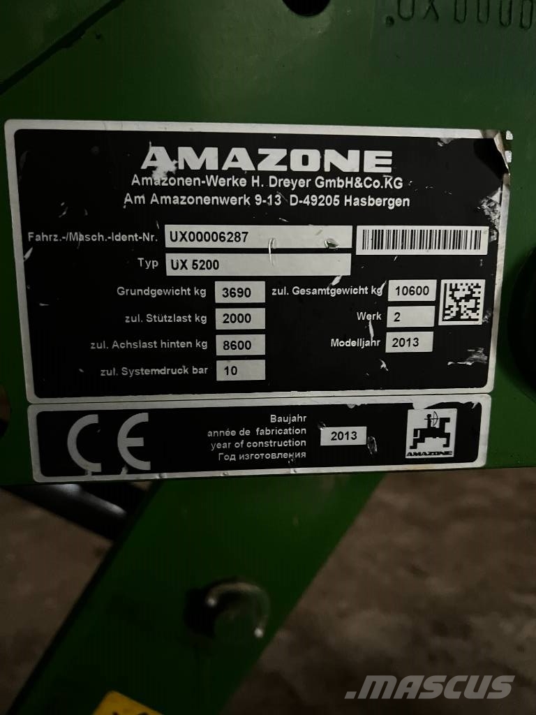 Amazone UX 5200 Super Vučene prskalice