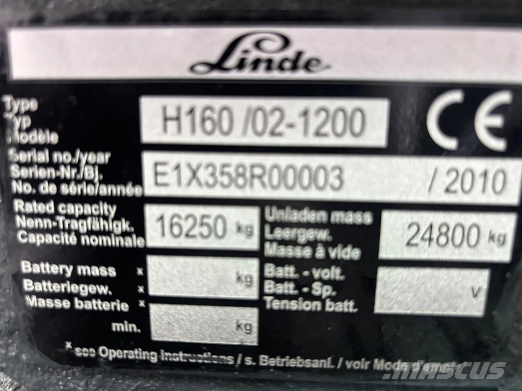 Linde H160 Heftruck Diesel Diesel heftrucks