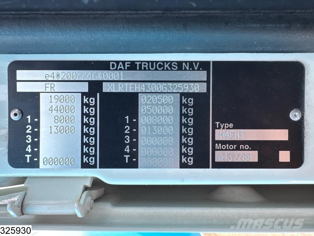 DAF XF 480 EURO 6, ACC وحدات الجر
