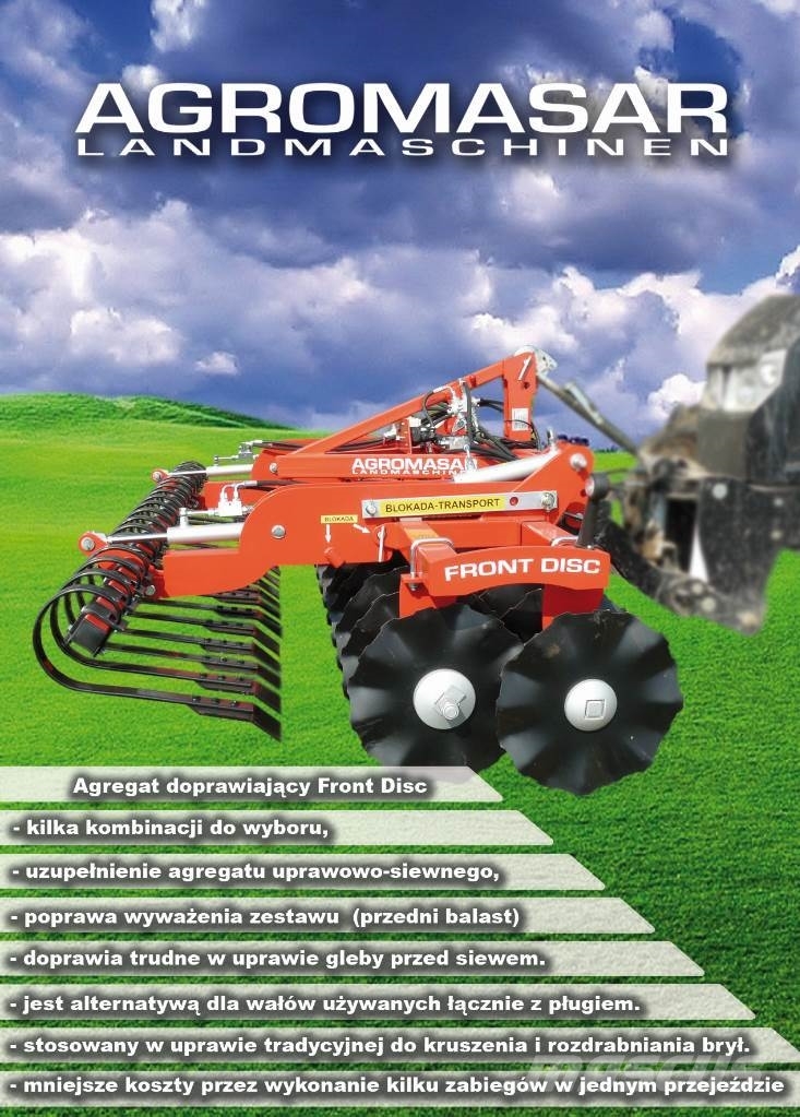 Agromasar Front Disc paker Hagyományos ekék
