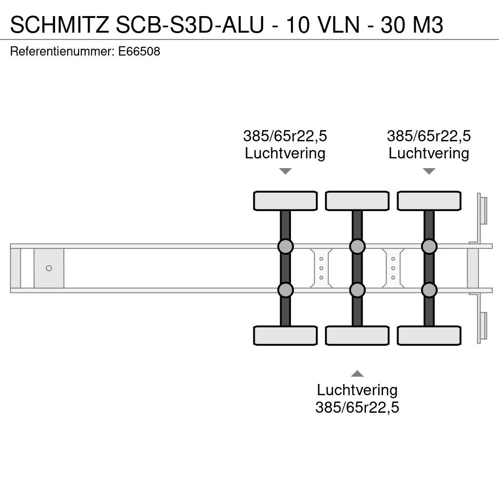 Schmitz Cargobull SCB-S3D-ALU - 10 VLN - 30 M3 Semirremolques de volteo