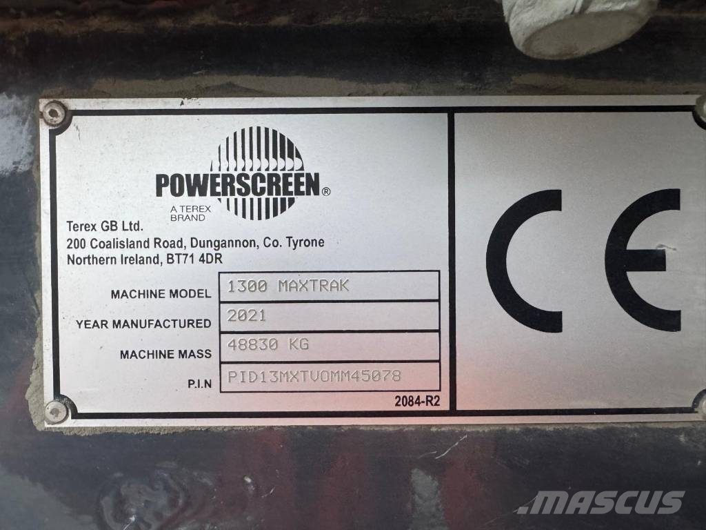 PowerScreen Maxtrak 1300 Trituradoras móviles