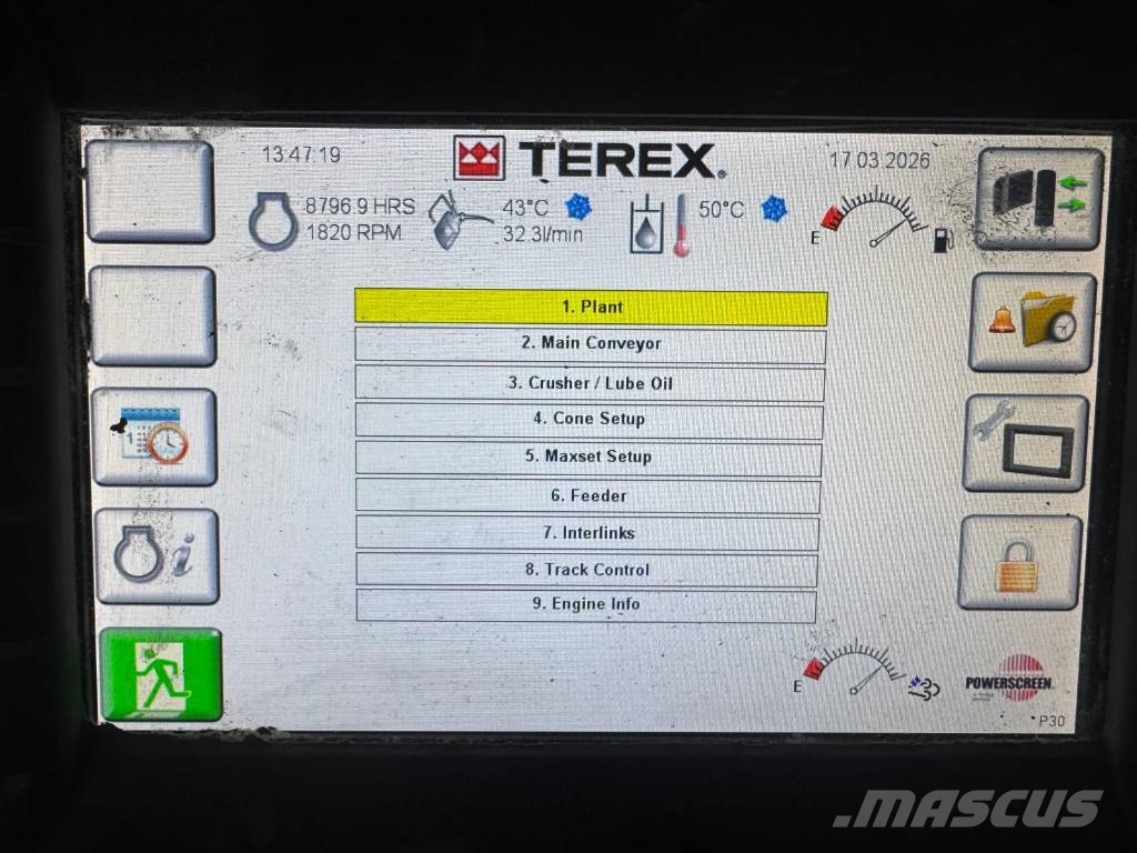PowerScreen Maxtrak 1300 Trituradoras móviles
