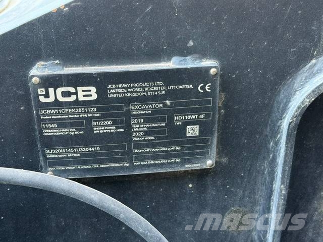 JCB Hydradig Pelle sur pneus