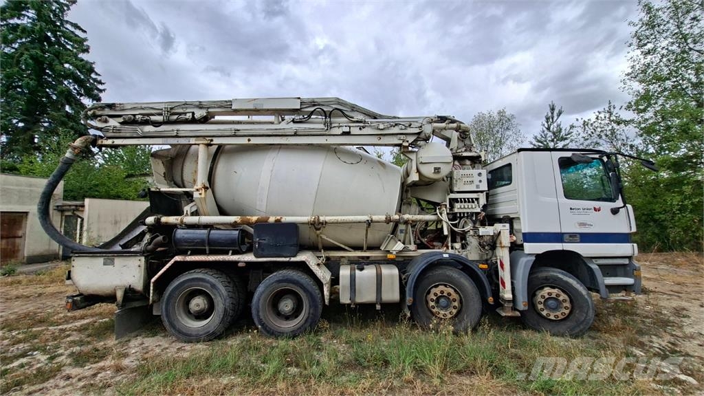 Mercedes-Benz ACTROS 953.30 8X4+ PUTZMEISTER TMM 21-3 شاحنات بمقصورة وهيكل