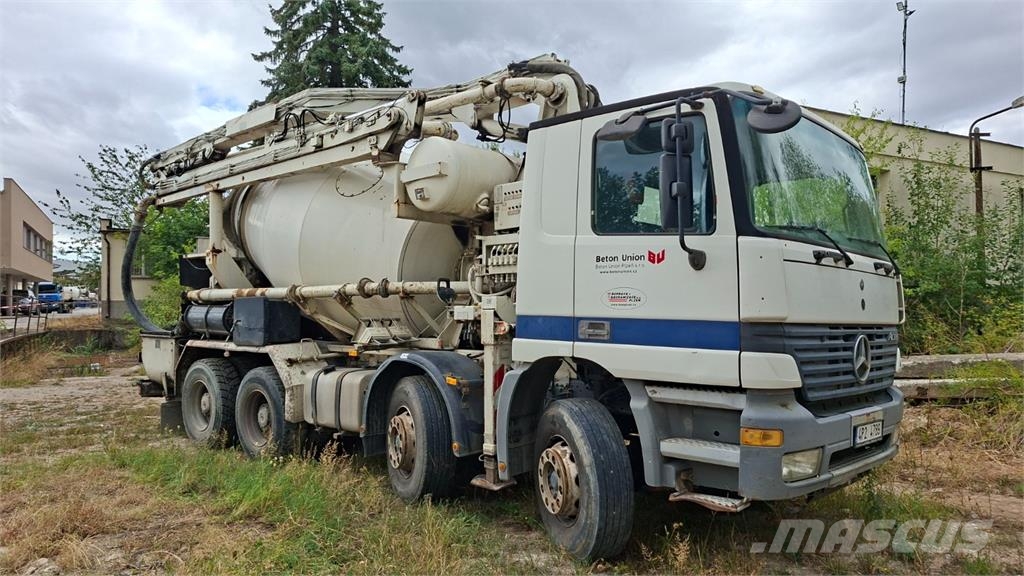 Mercedes-Benz ACTROS 953.30 8X4+ PUTZMEISTER TMM 21-3 شاحنات بمقصورة وهيكل