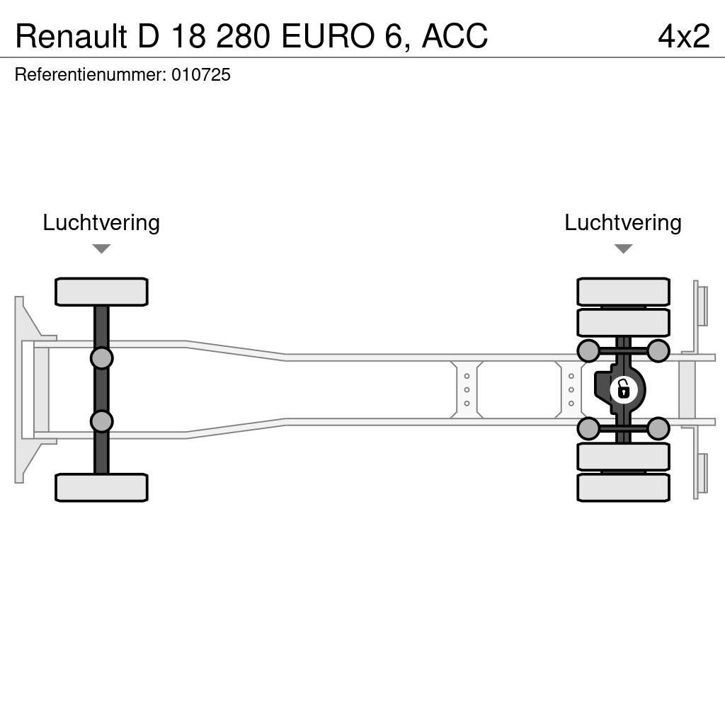 Renault D 18 280 EURO 6, ACC Pritschenwagen/Pritschenwagen mit Seitenklappe