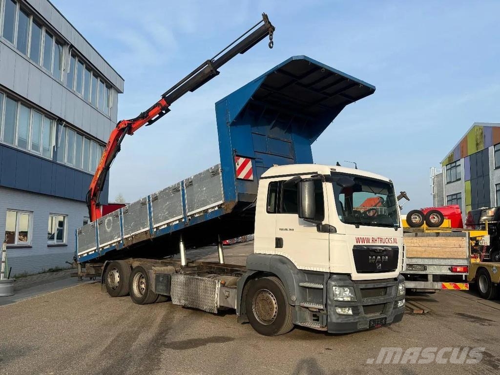 MAN TGA 26.360 6X2 EURO 5 + PALFINGER PK10000 + REMOTE Kiper kamioni