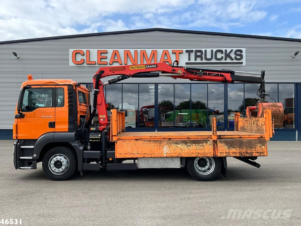 MAN TGS 18.320 Manual Full steel Palfinger 10 Tonmeter Bañeras basculantes usadas