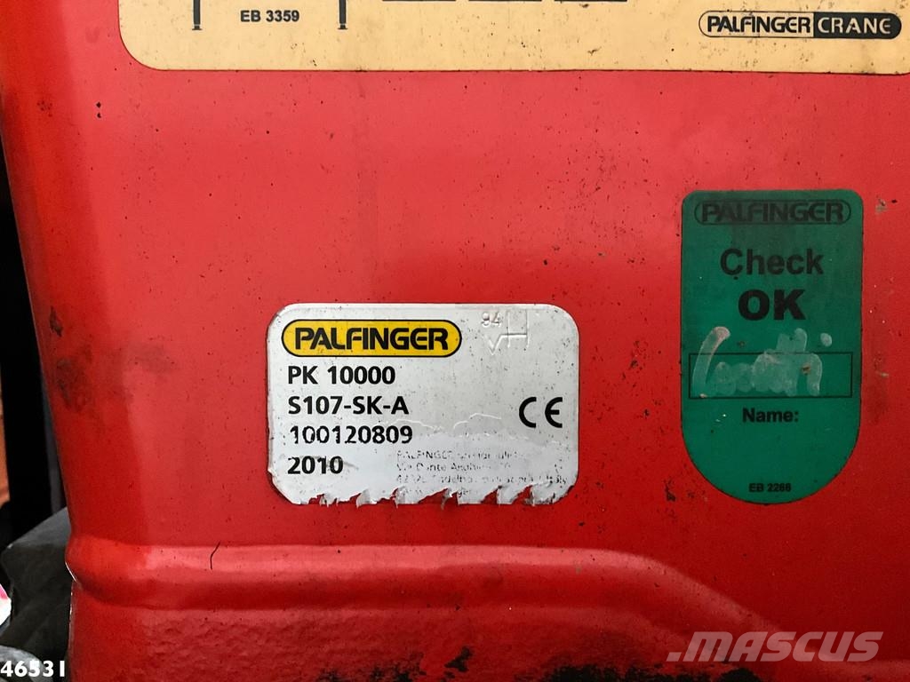 MAN TGS 18.320 Manual Full steel Palfinger 10 Tonmeter Bañeras basculantes usadas