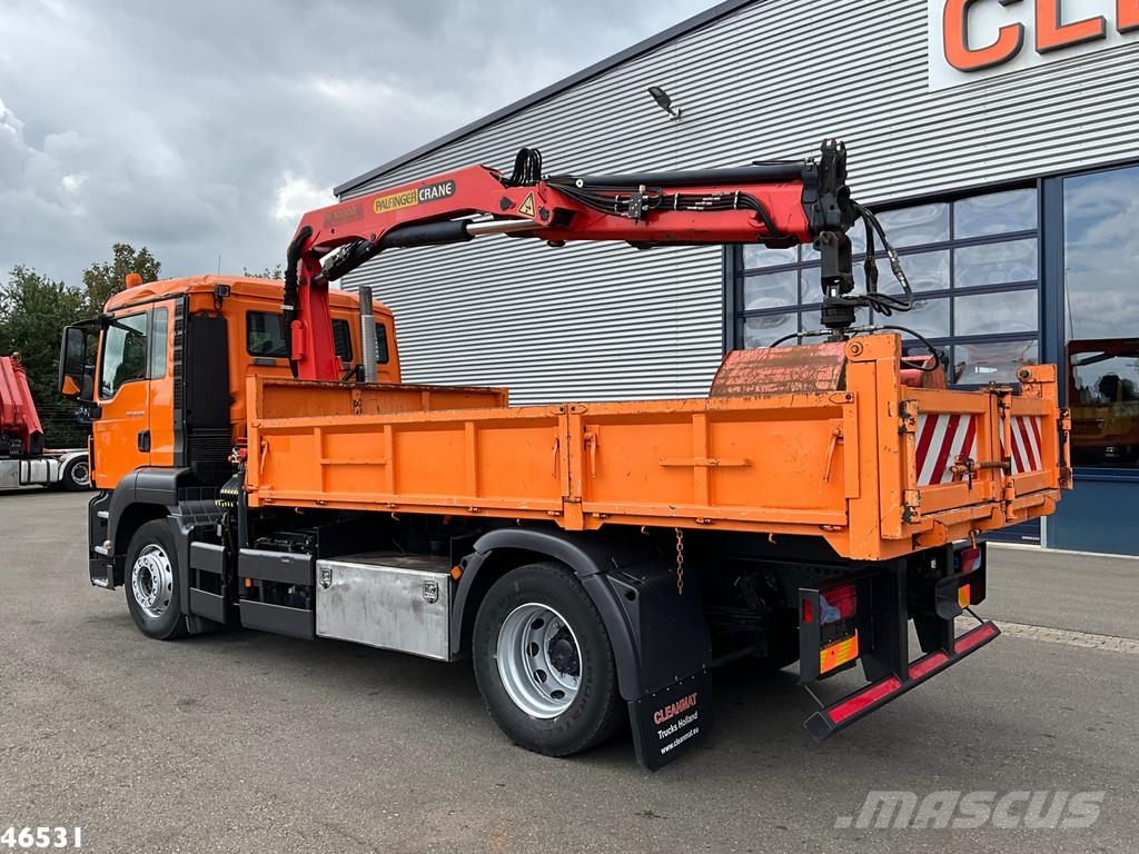 MAN TGS 18.320 Manual Full steel Palfinger 10 Tonmeter Bañeras basculantes usadas