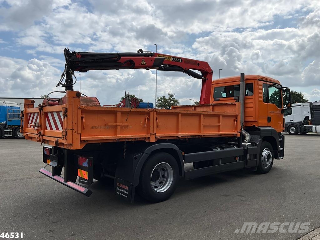 MAN TGS 18.320 Manual Full steel Palfinger 10 Tonmeter Bañeras basculantes usadas