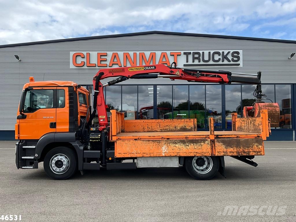 MAN TGS 18.320 Manual Full steel Palfinger 10 Tonmeter Bañeras basculantes usadas