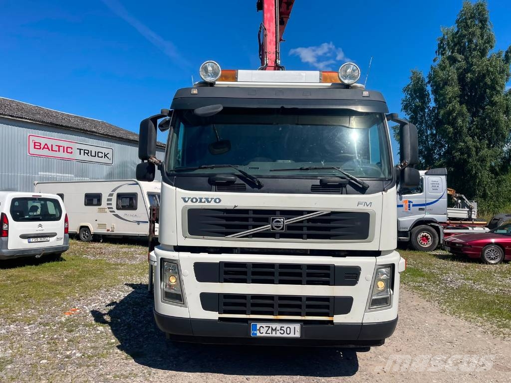 Volvo FM 9 340, 6x2, CRANE + SIDE PANELS + REMOTE Flatbed kamyonlar