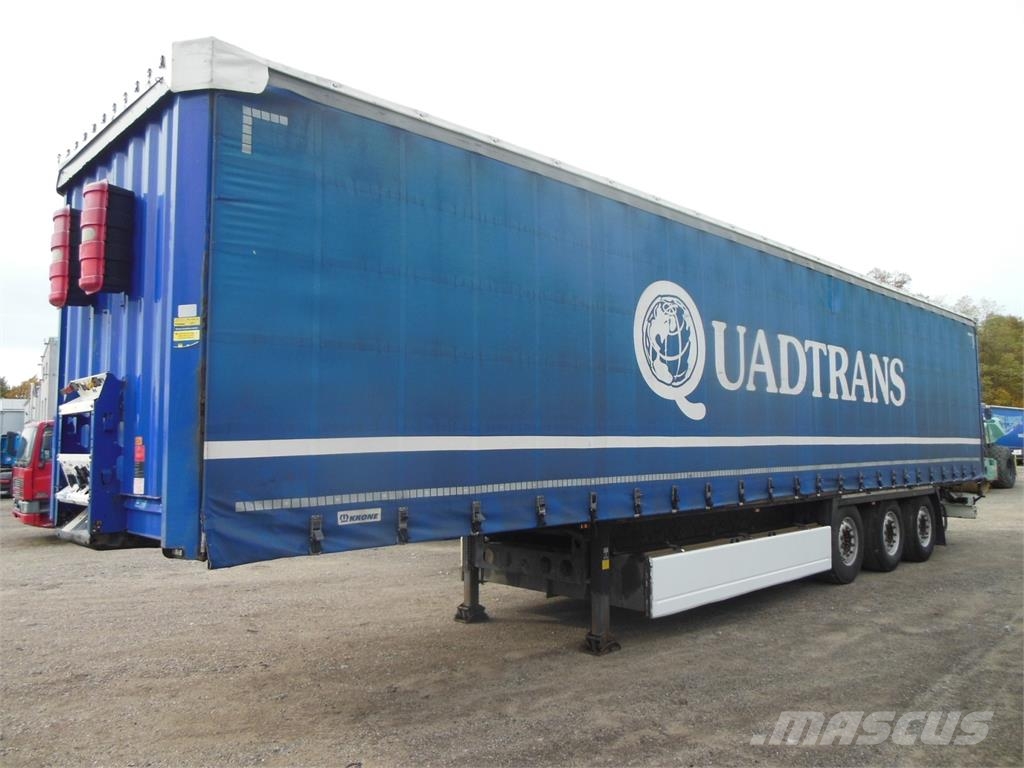 Krone SD,COIL LINER,MULDA 8580 mm, Zvedací náprava Elhúzható ponyvás félpótkocsik