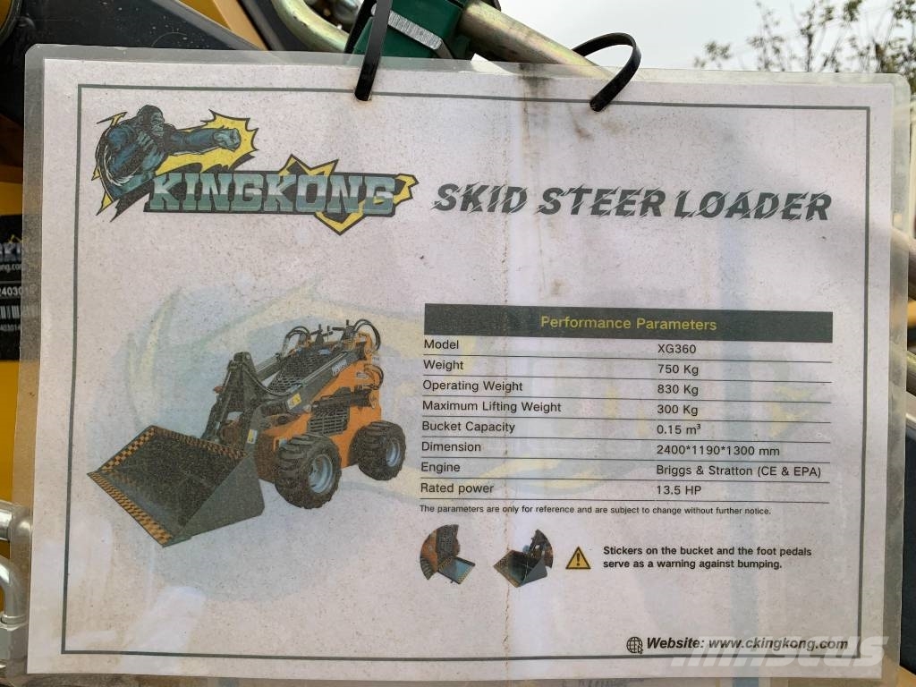 KingKong XG360 Skid steer loaders