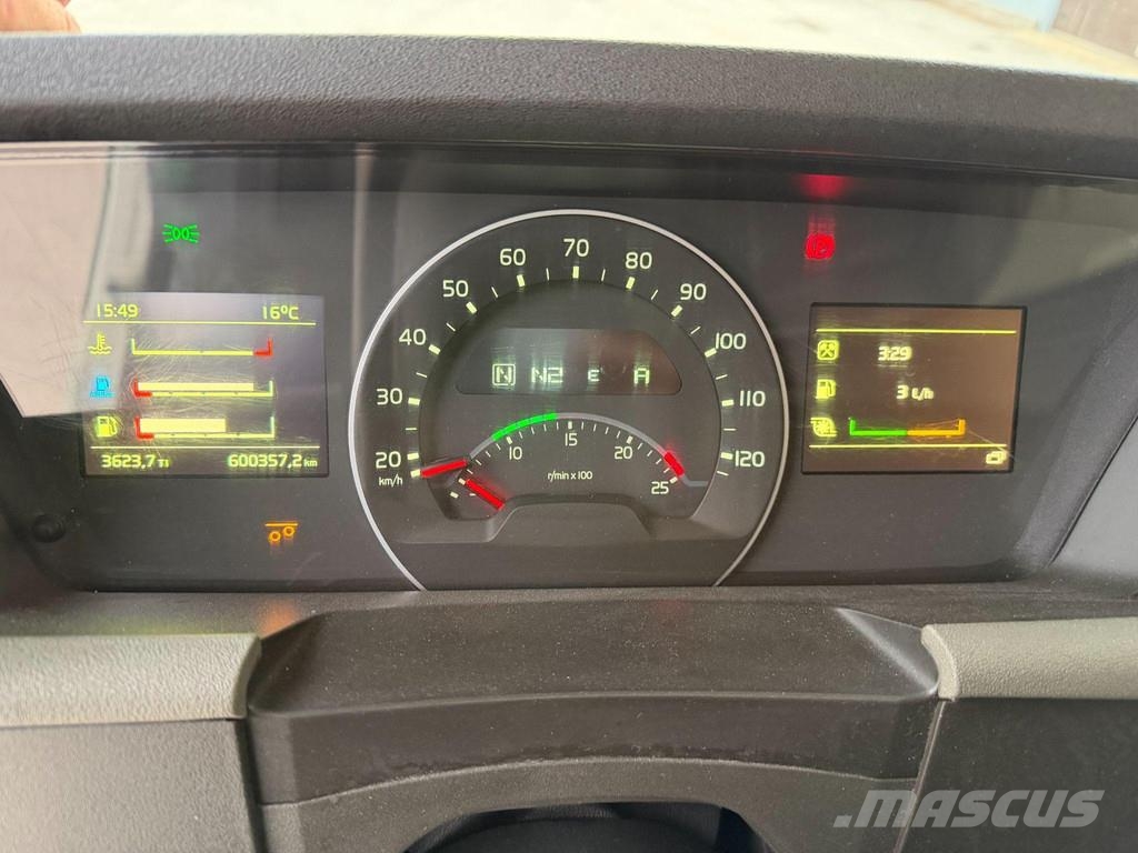 Volvo FH540 6X2*4 EURO6 + RETARDER + PTO + 5950MM CHASSI Šasija ar kabīni