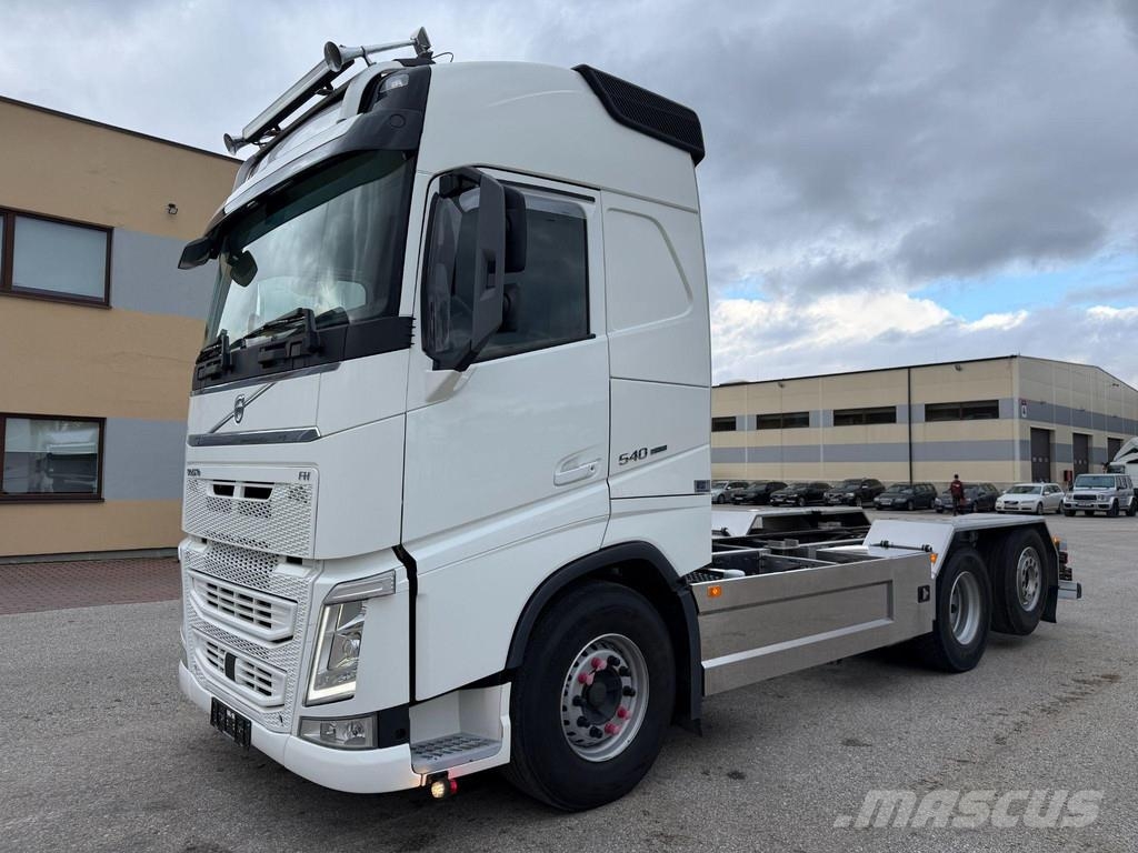 Volvo FH540 6X2*4 EURO6 + RETARDER + PTO + 5950MM CHASSI Šasija ar kabīni