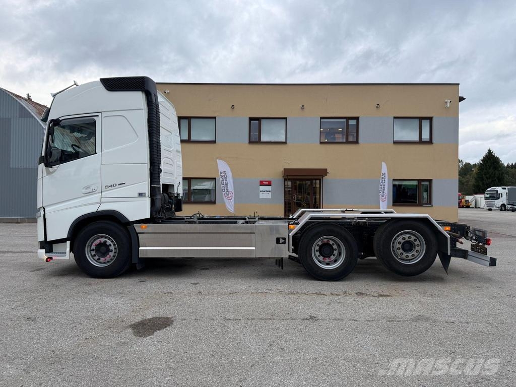 Volvo FH540 6X2*4 EURO6 + RETARDER + PTO + 5950MM CHASSI Šasija ar kabīni