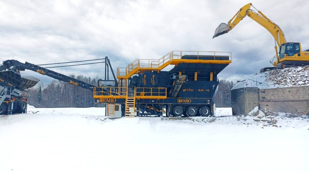 Fabo MCK-115 INSTALLATION DE CONCASSAGE ET DE CRIBLAGE Mobile crushers
